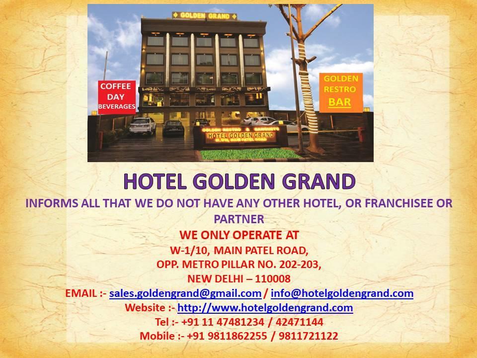 Hotel Golden Grand New Delhi Eksteriør billede